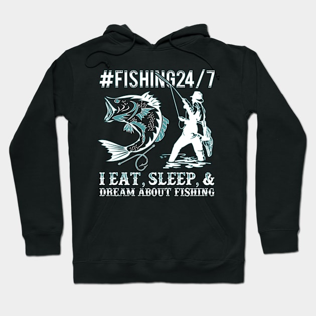 Merch fishing 247 Hoodie by jmgoutdoors